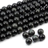 Obsydian tęczowy kula gładka 10mm