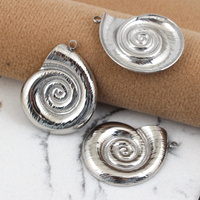 Zawieszka muszla stal szlachetna 30x24mm