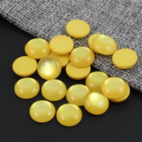 Kaboszon akrylowy moneta cytrynowa 12mm