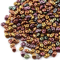 SuperDuo 2.5x5mm Matte Metallic Bronze Iris [5g]