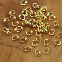 Zakończenie koszyczek złoty 3mm [50szt]