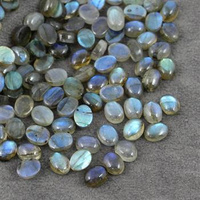 Kaboszon labradoryt owal 8x6mm [10szt]
