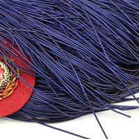 Bajorek do haftu miękki - granatowy błyszczący 1mm [ 4g ]