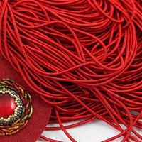 Bajorek do haftu miękki - czerwony fakturowany 1,7mm [ 4g ]