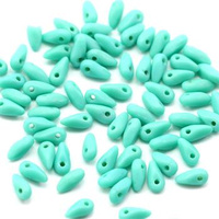 Koraliki Dagger Matte Opaque - Turquoise 2,5x6mm [5g]