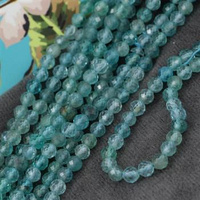 Apatyt zielony kula fasetowana 5mm [10szt]