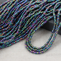 Hematyt tęczowy oponka fasetowana 3x2mm [sznur 39cm]