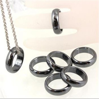 Hematyt grafitowa obrączka 18-18,2mm