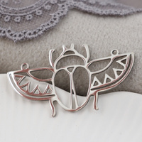 Zawieszka skarabeusz stal szlachetna 38x22mm