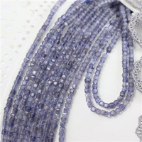 Iolit kostka fasetowana 2,5mm [sznur 39cm]