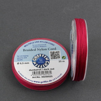 Griffin sznurek nylonowy fuksja 0,5mm [1 szpula/25 m]