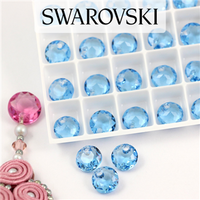 6430 Swarovski Classic Cut Pendant 8mm Aquamarine