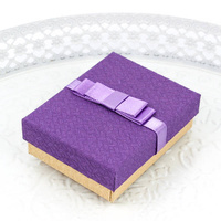 Pudełko ozdobne "ARCO" fioletowe 10x7x3cm
