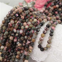 Rodonit kula fasetowana 4mm [20szt]