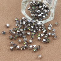 Preciosa Bicone Bead Rondelle Crystal Vitrail Medium 4mm [20szt]