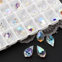 Preciosa Drop Pendant Crystal AB 15x9m [2szt]