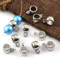 Podwieszka metalowa srebrna do kul 9mm