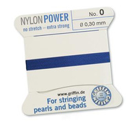 Griffin Nici nylonowe z igłą dk blue 0,30mm [2m]