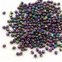 Fire Polish 2mm Iris Purple [80szt]