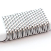 Sznurek sutasz chiński 3mm szary [1 metr]