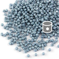 Minos par Puca 2,5x3mm Opaque Blue Ceramic Look [40szt]