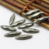 Piryt złoty wrzeciono fasetowane 30x8mm