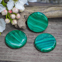 Kaboszon malachit naturalny 22mm