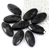 Onyks owal fasetowany 25x12mm