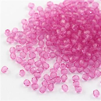Fire Polish 3mm Crystal Solger Pink [40szt]