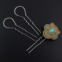 Baza szpilki do koka srebrna 10cm