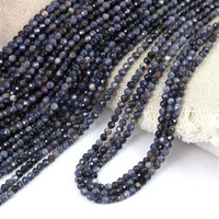 Szafir kula fasetowana 2,5mm [sznur 38cm]