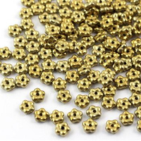 Forget me not Beads Crystal Amber Full 5mm [50szt]