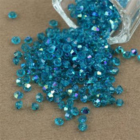 Preciosa Bicone Bead Rondelle Blue Zircon AB 3mm [20szt]