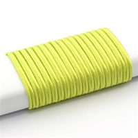 Sznurek sutasz acetat Pega 3mm limonkowy [1 metr]