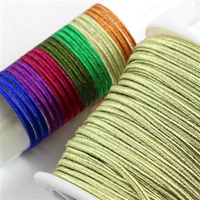 Sznurek sutasz chiński 3mm metalik FX chamois [1 metr]