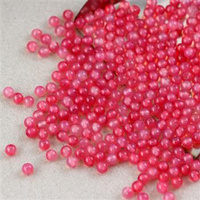 Agat brazylijski kula malinowy róż 4mm [6szt]