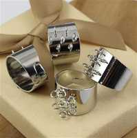 Baza do pierścionka srebrna z 7 oczkami