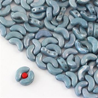 Arcos par Puca 5x10mm Opaque Blue Grey Luster [20szt]