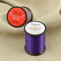 Hana japońskie nici nylonowe do beadingu Violet [szpula 100m]