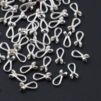 Łapaczka  podłużna srebrna 10x5mm Ag925