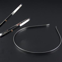 Baza opaski do włosów srebrna 3mm