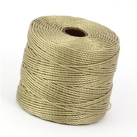 Nici nylonowe S-Lon bead cord KHAKI 0,5mm/70m [szpula]
