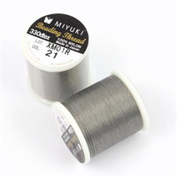 Miyuki nici nylonowe grey 0,2mm [szpula 50m]