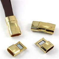 Zapięcie magnetyczne do wklejania złote 13x6mm