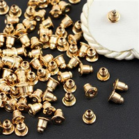 Zatyczki do sztyftów metalowe złote [10par]