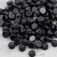 Roseta Two-Hole Cabochon Jet Black [15szt]