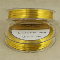 Drut miedziany GOLD 0,50mm/6m