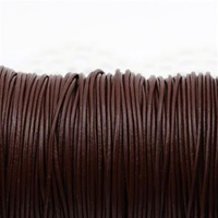 Rzemień skórzany c. brązowy 1,5mm [1metr]