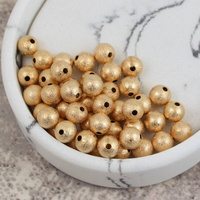 Metalowa przekładka kula diamentowa złota 8mm