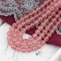 Kwarc truskawkowy kula gładka 6mm